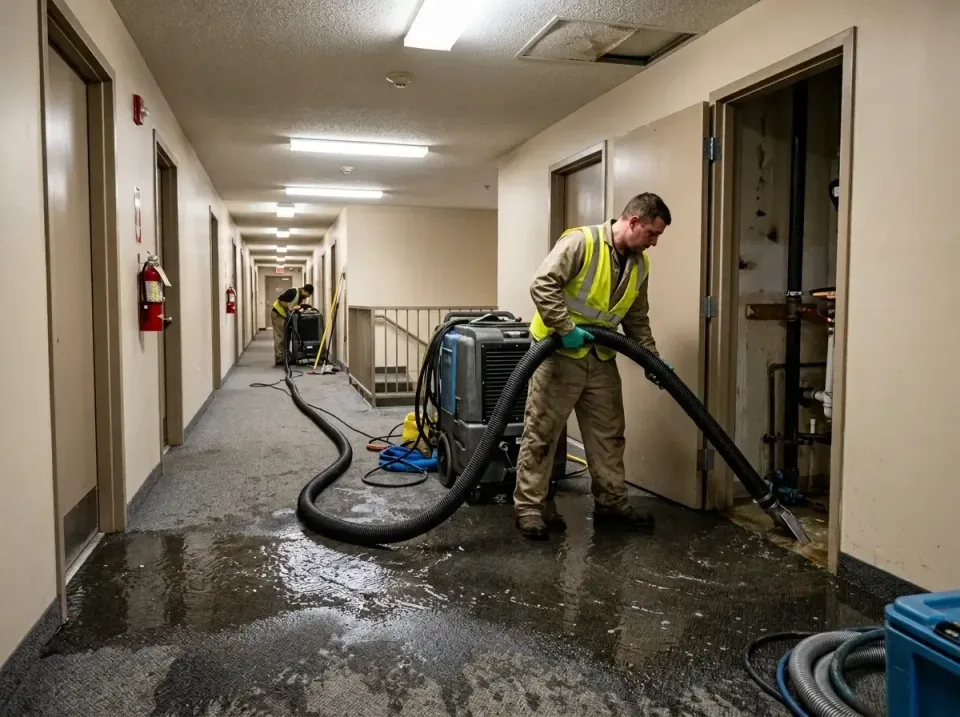 multi-unit-apartment-hallway-f-005 — frequently asked questions, Emergency Burst Pipe Water Extraction & Removal in Lake Tan…